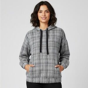 Reitmans Plaid Hooded Top